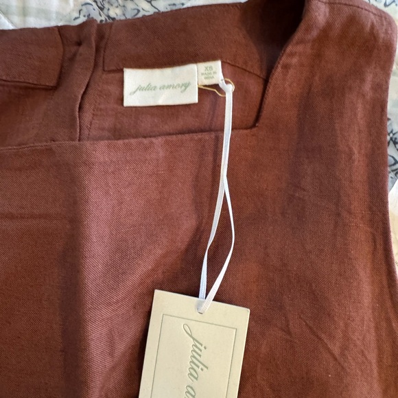 NWT $267 Julia Amory Serena Dress in Coco Size XSmall - Picture 9 of 11